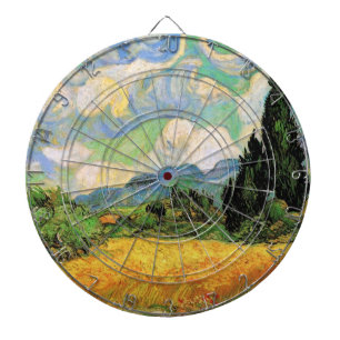 Diana Campo de trigo con cipreses de Van Gogh en Haute G