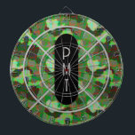 Diana Camuflaje personalizado<br><div class="desc">Aquí hay una forma divertida de expresar tu estilo personal. El diseño tiene un aspecto de camuflaje moderno. Puede personalizar de la tabla con su monograma,  letras o números deseados. Utilice la plantilla para crear su propio tablero de dardos personalizado.</div>