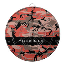 Diana Camuflaje rojo y marrón Tu nombre Personaliza