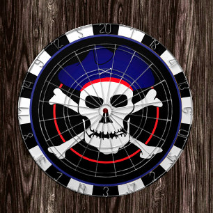 Diana Capitán Jack Dartboard y bandera de piratas, calav