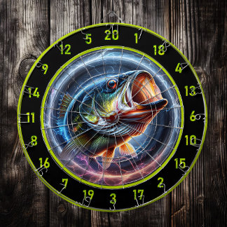 Diana Captura de aventura de Bass en el Dart Board