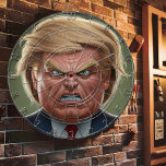 Diana Cara enojada de Donald Trump<br><div class="desc">Foto de la Junta Donald Trump Dart. Cartel con una caricatura furiosa de una figura política. El objetivo está en el centro de la cara, apuntando a la nariz. Cartel redondo con caricatura de Donald Trump. El objetivo se centra en su cara, con el toro directamente sobre su nariz. Este...</div>