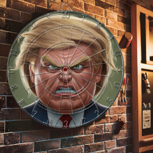 Diana Cara enojada de Donald Trump