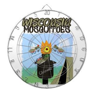 Diana Caricatura de Mosquitos de Wisconsin - Campamento