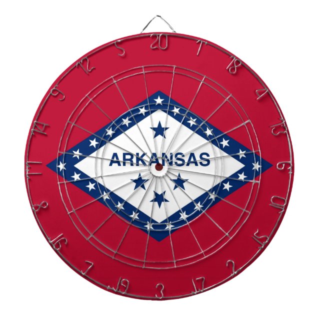 Diana Cartel con bandera de Arkansas, EE. UU. (Frente)