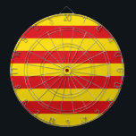 Diana Cartel con bandera de Cataluña, España<br><div class="desc">Añada un toque de orgullo catalán a su sala de juegos con nuestro exclusivo tablero de anuncios con la bandera de Cataluña, España. Diseñado con meticulosa atención a los detalles, este tablero es más que un pasatiempo divertido —es un tributo a la rica herencia e identidad cultural de Cataluña. El...</div>
