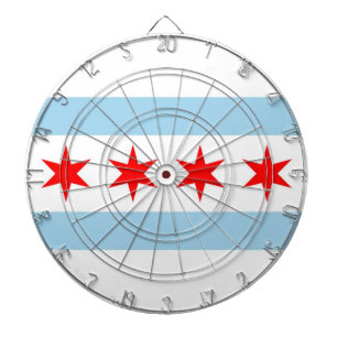 Diana Cartel con Bandera de Chicago, Illinois, Estados U