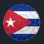 Diana Cartel con bandera de Cuba<br><div class="desc">Mejore su sala de juegos con nuestro tablero que cuenta con la vibrante bandera de Cuba. Este tablero es más que sólo un accesorio al juego; es una celebración de la rica herencia cultural y la identidad nacional de Cuba. El impactante diseño de la bandera cubana añade un toque único...</div>