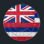 Diana Cartel con bandera de Hawaii, Estados Unidos<br><div class="desc">Transforme su sala de juegos con nuestro tablero con la bandera de Hawaii! Celebra el vibrante legado de Hawaii con este tablero, mostrando orgullosamente el icónico diseño de la bandera hawaiana. Con un sorprendente patrón de alternancia de franjas rojas, blancas y azules con la bandera de la Unión en la...</div>