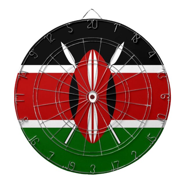 Diana Cartel con bandera de Kenia (Frente)