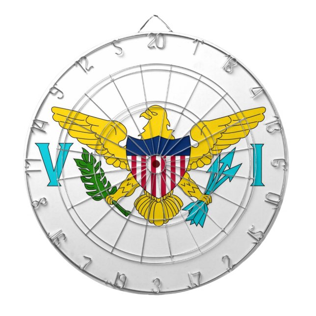 Diana Cartel con bandera de las Islas Vírgenes, Estados  (Frente)
