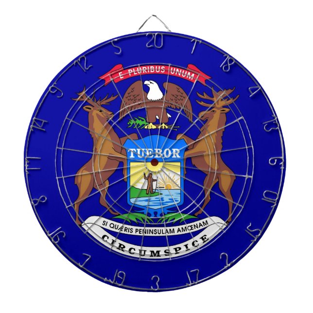Diana Cartel con bandera de Michigan, Estados Unidos (Frente)