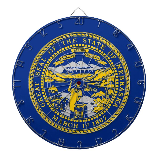 Diana Cartel con bandera de Nebraska, Estados Unidos (Frente)