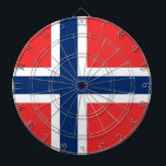 Diana Cartel con bandera de Noruega<br><div class="desc">Añada un toque dinámico a su sala de juegos con nuestro exclusivo tablero de anuncios con la bandera de Noruega. Diseñado con precisión y cuidado, este tablero no es solamente un accesorio al juego; es una celebración de la vibrante cultura de Noruega y el orgullo nacional. El impresionante diseño muestra...</div>