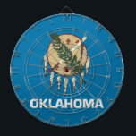 Diana Cartel con bandera de Oklahoma, Estados Unidos<br><div class="desc">¡Traiga un toque de orgullo de Oklahoma a su sala de juegos con nuestro exclusivo tablero con la bandera de Oklahoma! Este tablero de dartboard es más que sólo un accesorio para juegos; es un elegante tributo al patrimonio único y orgullo cultural de Oklahoma. Adornado con la emblemática bandera del...</div>
