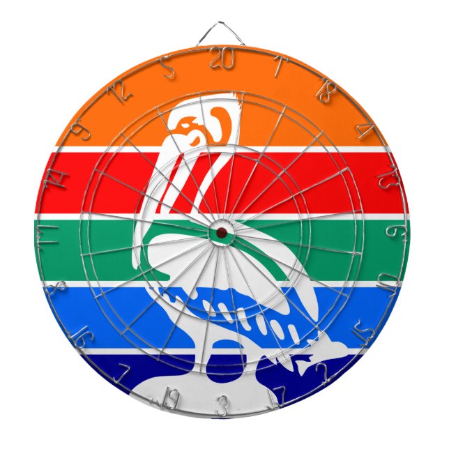 Diana Cartel con bandera de San Petersburgo, Florida (Frente)