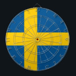 Diana Cartel con bandera de Suecia<br><div class="desc">¡Traiga el orgullo sueco a la noche de juego con nuestro tablero de dartboard con la bandera de Suecia! Este tablero de alta calidad es más que un pasatiempo divertido; es una celebración del patrimonio sueco, perfecto para agregar un toque cultural a su sala de juegos, oficina o espacio recreativo....</div>