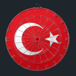 Diana Cartel con bandera de Turquía<br><div class="desc">Añada un toque turco a su sala de juegos con nuestro exclusivo tablero con la bandera de Turquía. Diseñado con meticulosa atención a los detalles, este tablero es más que un simple artículo funcional; es una celebración de la vibrante cultura y herencia de Turquía. El impresionante diseño muestra de manera...</div>