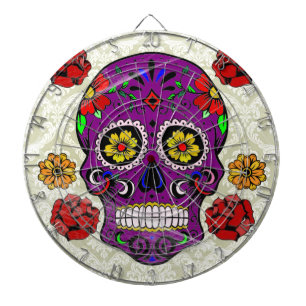 Diana Cartel de la Calavera del Azúcar Morado (Día de lo