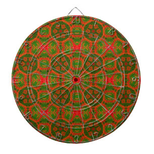 Diana Cartel de naranja y Kaleidoscope verde