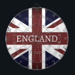 Diana Cartel del personalizado de bandera Jack de la Uni<br><div class="desc">Cartel de personalizado de la bandera Jack de la Unión Británica Vintage. Diseño patriótico con bandera británica descolorida del Reino Unido,  Gran Bretaña,  Inglaterra.</div>