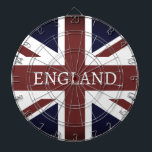 Diana Cartel del personalizado de bandera Jack de la Uni<br><div class="desc">Cartel de personalizado de la bandera Jack de la Unión Británica Vintage. Diseño patriótico con bandera británica descolorida del Reino Unido,  Gran Bretaña,  Inglaterra.</div>