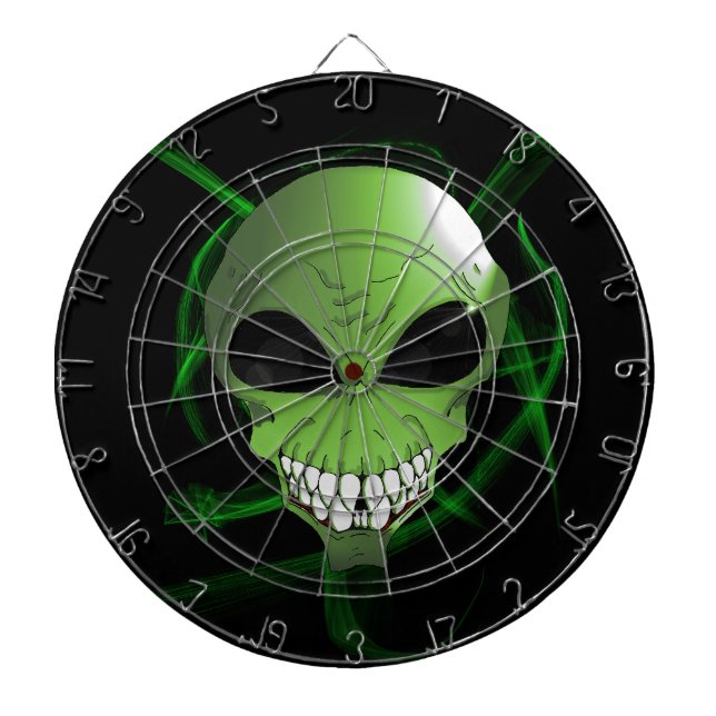 Diana Carteles de jaula Metalizado verde alienígena (Frente)
