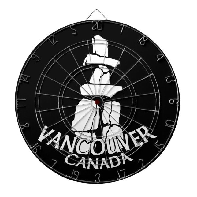 Diana Carteles de recuerdo de Vancouver Dartboard Vancou (Frente)