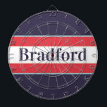 Diana Cartón azul azul rojo naumático<br><div class="desc">Cartel azul azul rojo náutico. Personalice el texto.</div>