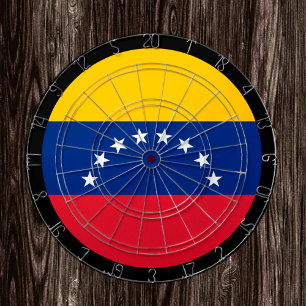 Diana Cartón de bandera de Venezuela y dardos/tablero de