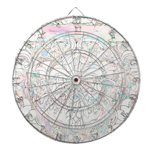 Diana Cartón de Bullseye de época "arte geométrico moder (Frente)