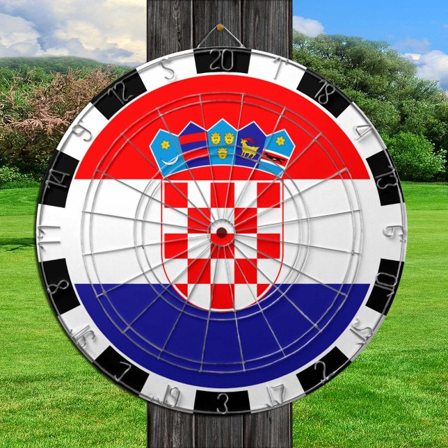 Diana Cartón de Croacia y bandera croata/tablero de jueg (Subido por el creador)