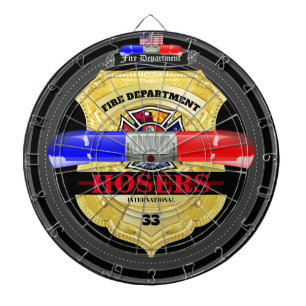 Diana Cartón de insignia del Departamento de Bomberos Pe