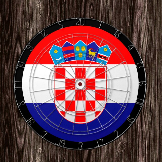 Diana Cartón de la bandera de Croacia y dardos/tablero d (Subido por el creador)