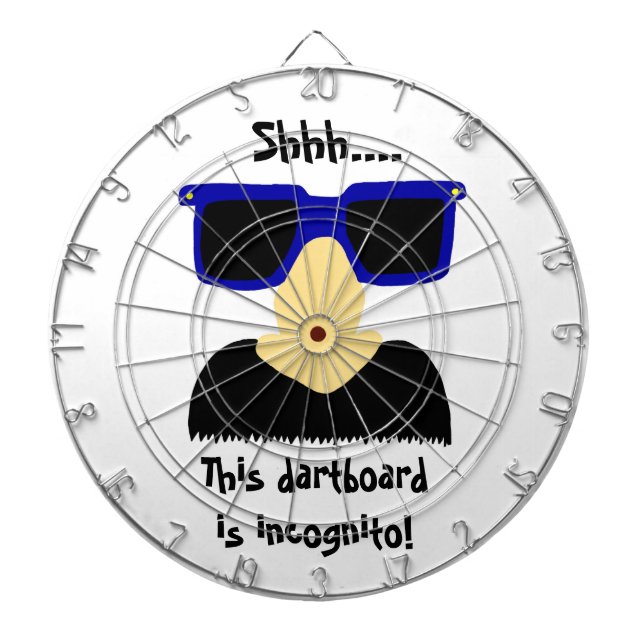 Diana Cartón de tablón de Mustache y Glasses Incognito (Frente)