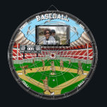 Diana Casa de estadio personalizada<br><div class="desc">Un impresionante tablero de béisbol inspirado en el baile. Cuenta con una divertida gama de objetivos de béisbol,  jugadores e imágenes. Ideal para los juegos de dardos tradicionales o para hacer uno propio. ¡personalizable total! ¡Disfrútalo!</div>