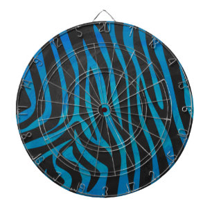 Diana Cebra Azul y Estampado Negro