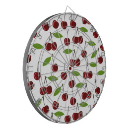 Diana Cerezo Rojo, Patrón De Cerezas, Hojas, Fruta