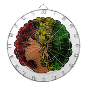 Diana Chica negra rasta mujer de color amarillo rojo ver