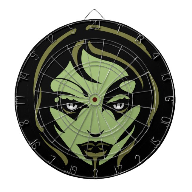 Diana Chica zombi Dartboard Guay Halloween Zombie Darts (Frente)