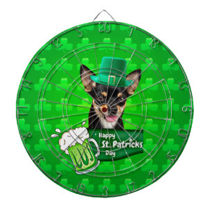 Diana Chihuahua Cuppy Dog St. Patrick's Day Green Clover
