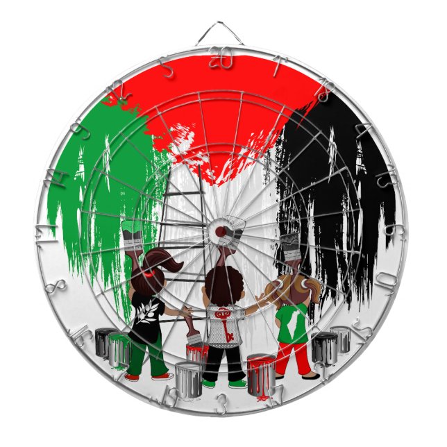 Diana Children of Gaza Painting Palestine Flag  (Frente)