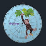 Diana Chimpancé lindo en personalizado colgante de la ju<br><div class="desc">Este lindo chimpancé está en la jungla. ¡personalizado chimpancé divertido para los niños!</div>