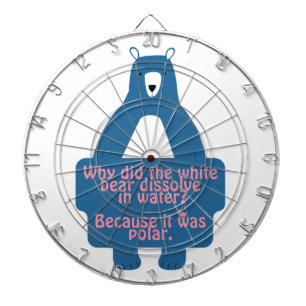 Diana Chiste de química divertida del oso polar azul
