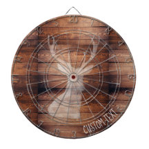 Ciervos pintados aerosol adaptable en el Dartboard