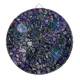 Diana Círculos abstractos dibujados a mano, azul, morado