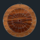 Diana Círculos de textura de madera marrón<br><div class="desc">Círculo de impresión de textura marrón y marrón oscuro. Diseño minimalista.</div>