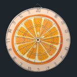 Diana Citrus Naranja Fruit Fun<br><div class="desc">Fun,  zingy y delicioso cítrico naranja en un fondo rosa rubor. Perfecto para los gourmets y para todo aquel que ame cocinar. Arte original de Nic Squirrell.</div>