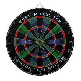 Diana Clan Blair Tartan Dart Board
