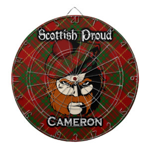 Diana Clan escocés Cameron Tartan Dartboard